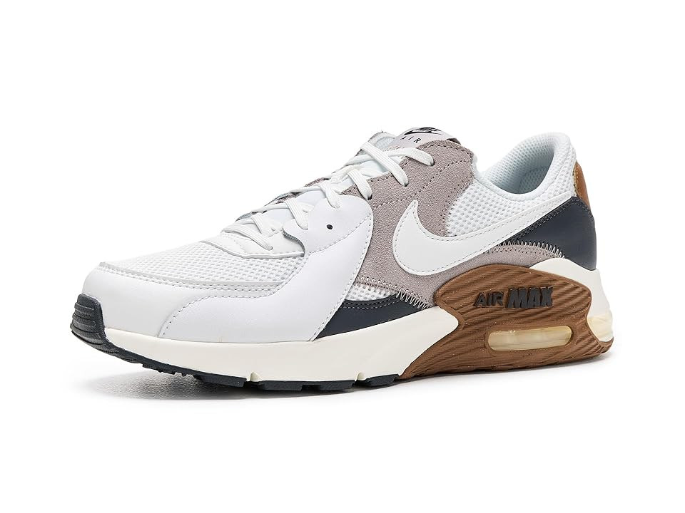 Nike Air Max Excee Men's Shoes Summit White/Summit White/Light British Tan : 6.5 D - Medium | Zappos