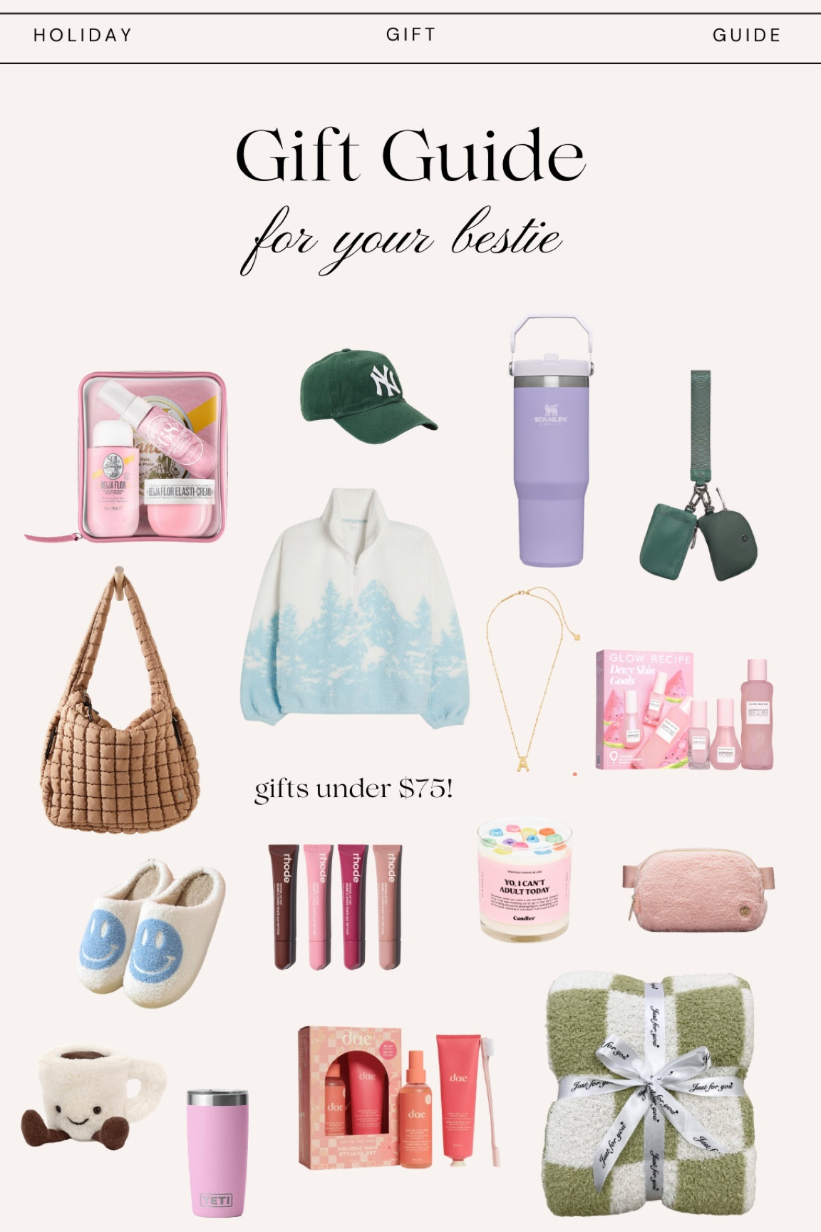 gift guide for: your bestie❄️

#LTKHoliday #LTKGiftGuide #LTKSeasonal