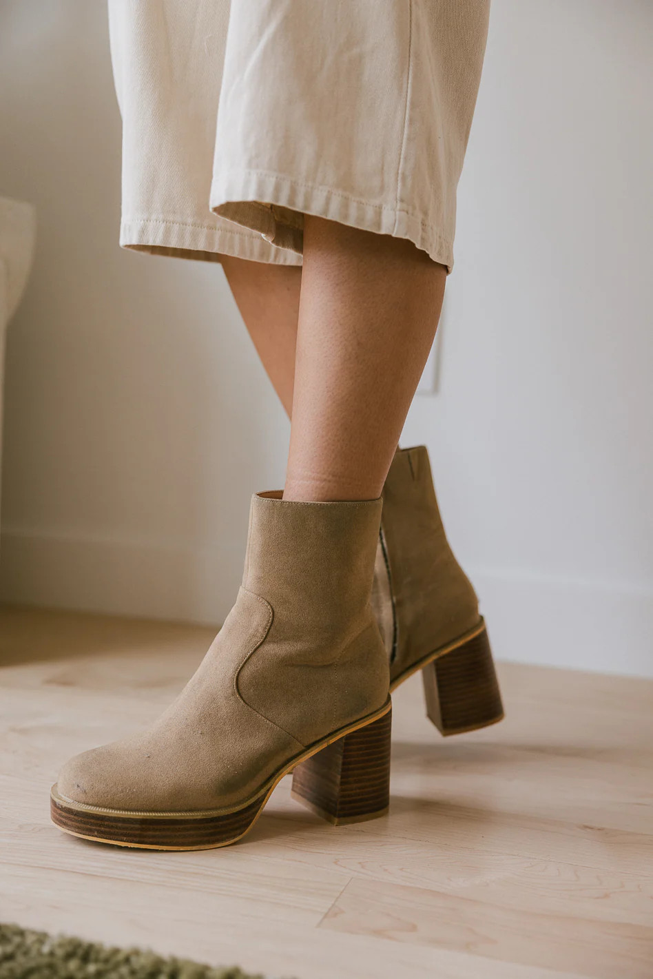 Alexandra Boots in Khaki - FINAL SALE | Böhme US