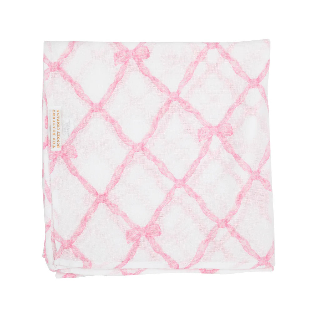 Silent Night Swaddle - Belle Meade Bow | The Beaufort Bonnet Company