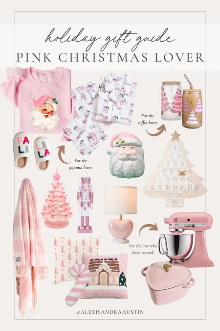 Holiday gift guide for the pink lover! The cutest finds for those in your life who cannot live without a pop of pink

Holiday gift guide, pink gift guide, pink Christmas, cozy pajamas, pink Santa, pink ceramic tree, throw blanket, throw pillow, lamp finds, cozy slippers, Etsy, Amazon, advent calendar, pops of pink, cozy Christmas, stocking stuffers, shop the look!

#LTKGiftGuide #LTKHoliday #LTKSeasonal