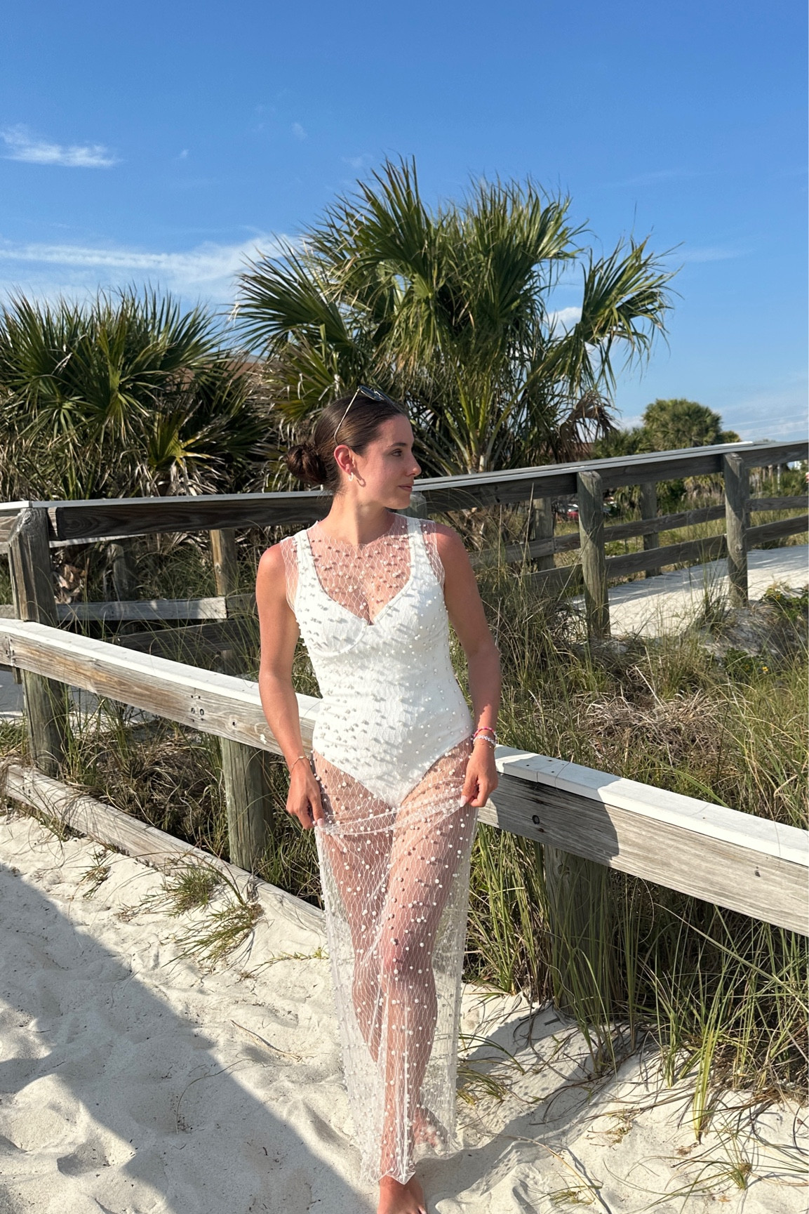 pearl beach coverup | bachelorette outfit idea, bachelorette outfit, bachelorette style, pearl beach dress, pearl dress 

#LTKSeasonal #LTKSwim