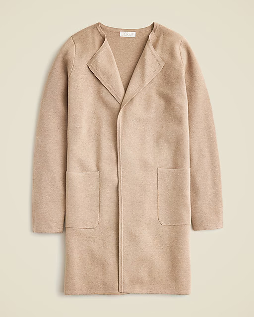 Juliette collarless sweater-blazer | J. Crew US