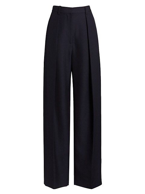 Wide Leg Wool Trousers | Saks Fifth Avenue