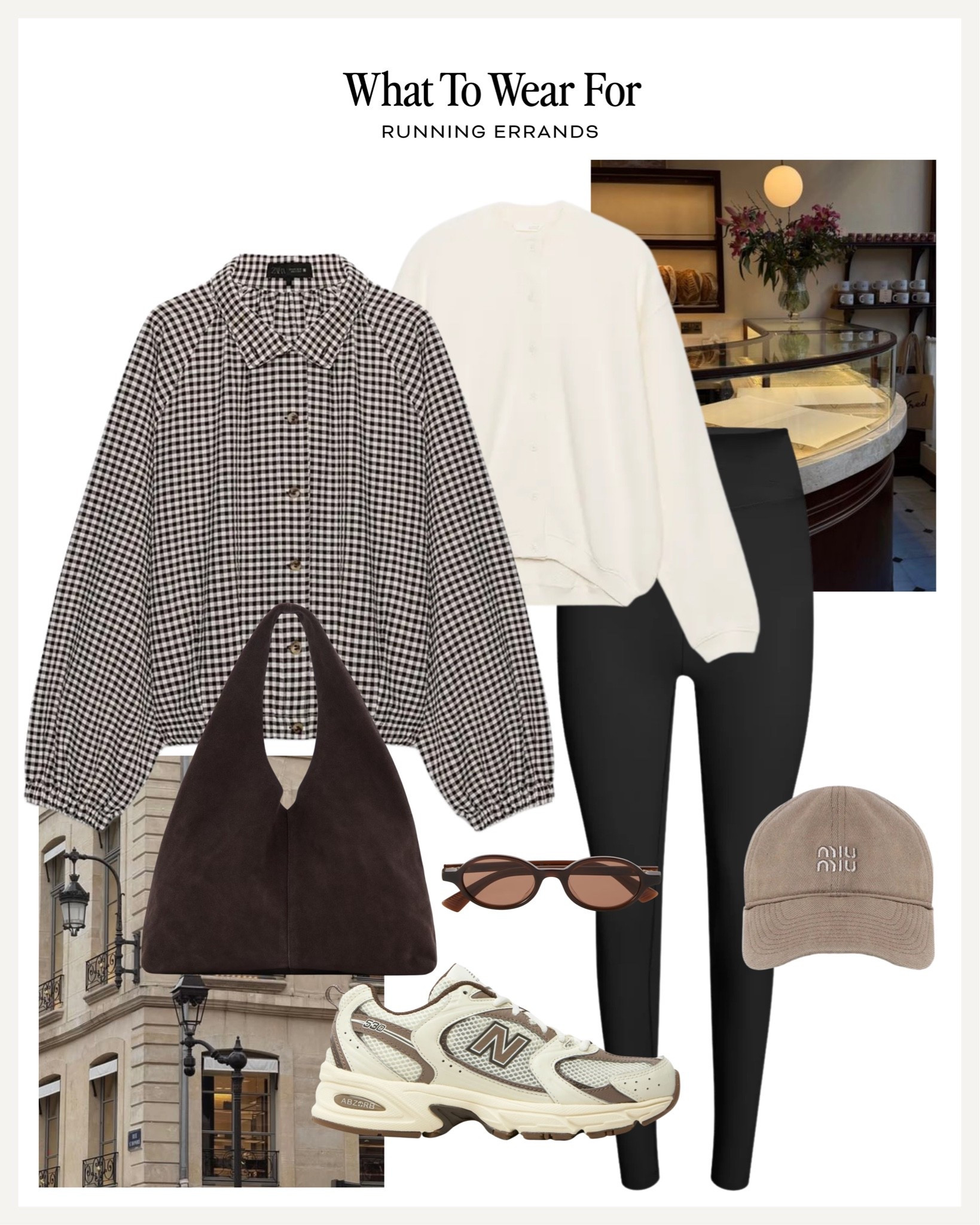 Running errands 🤎

Sportwear, athleisure, Zara checked jacket, new balance trainers, autumn style, transitional season

#LTKuk #LTKautumn