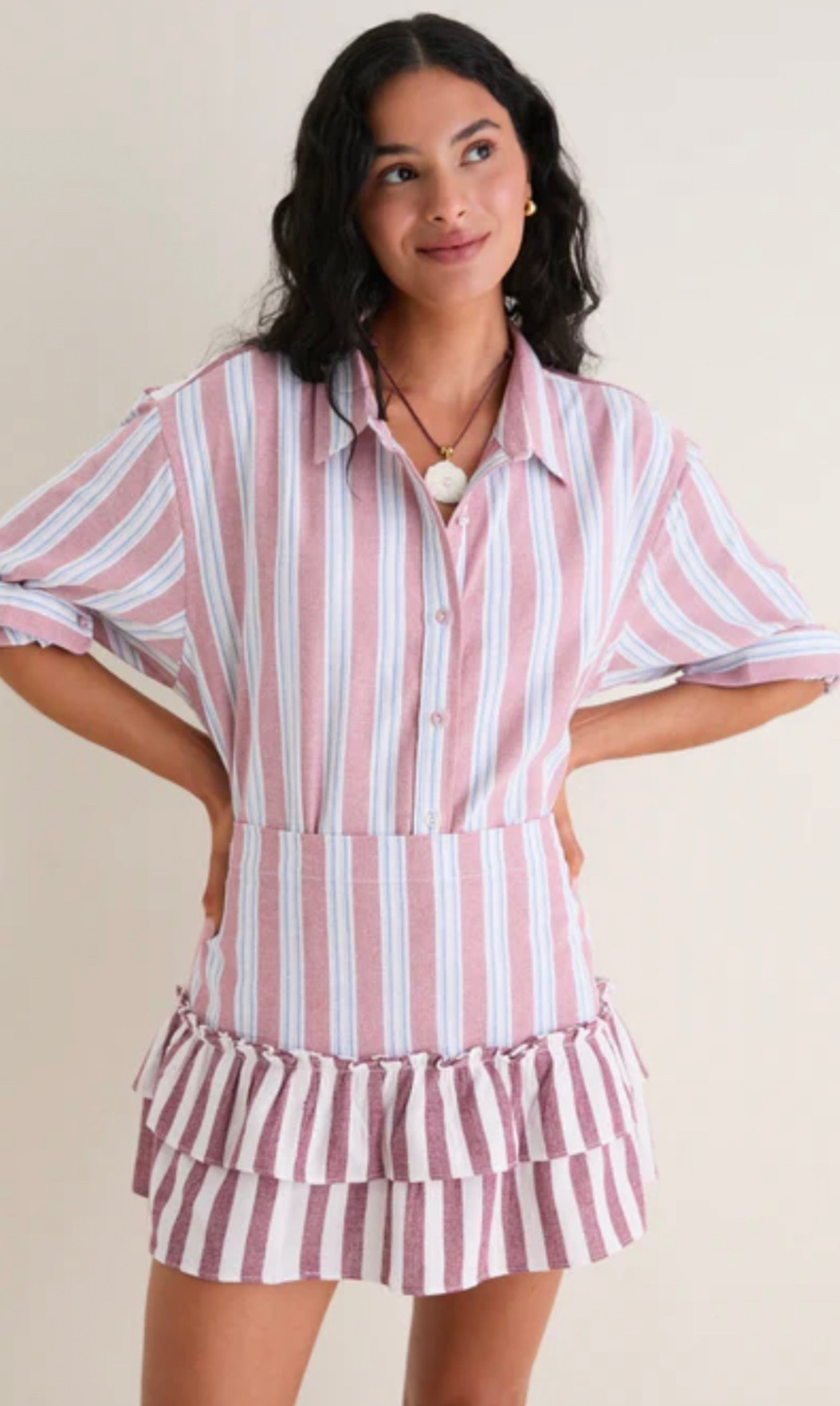 The is striped set is so fun! 

#LTKSeasonal #LTKootd #LTKgrwm