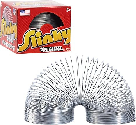 The Original Slinky Walking Spring Toy, 2.75-inch Diameter Metal Slinky, Fidget Toys | Amazon (US)