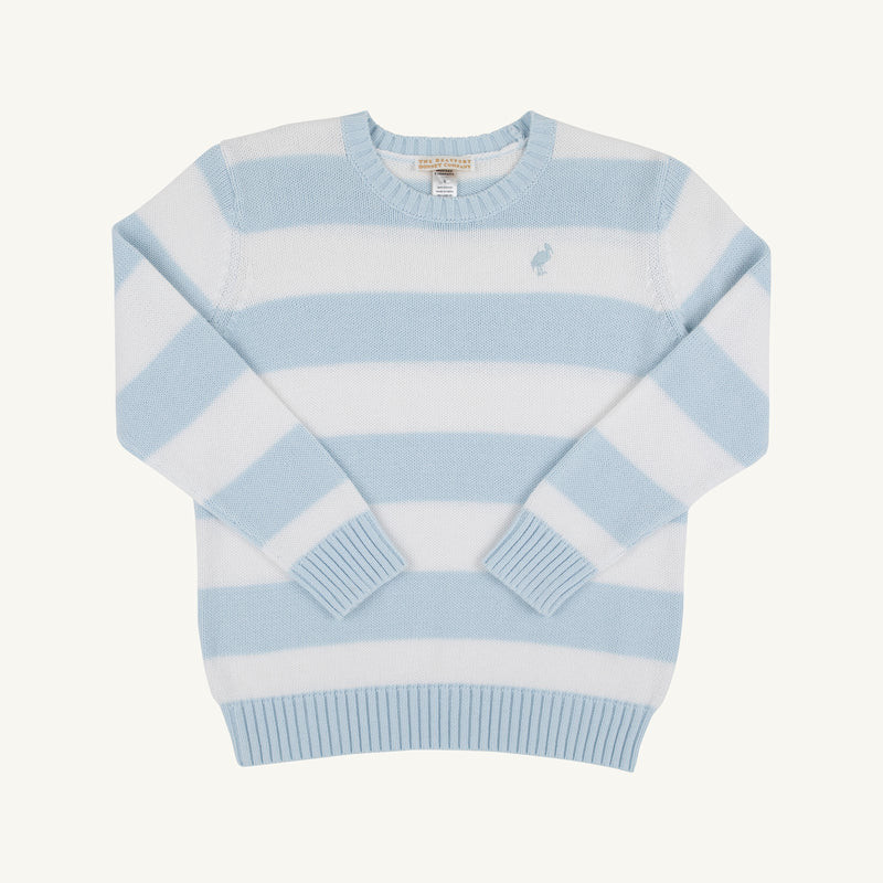 Isaac's Sweater - Buckhead Blue Stripe | The Beaufort Bonnet Company