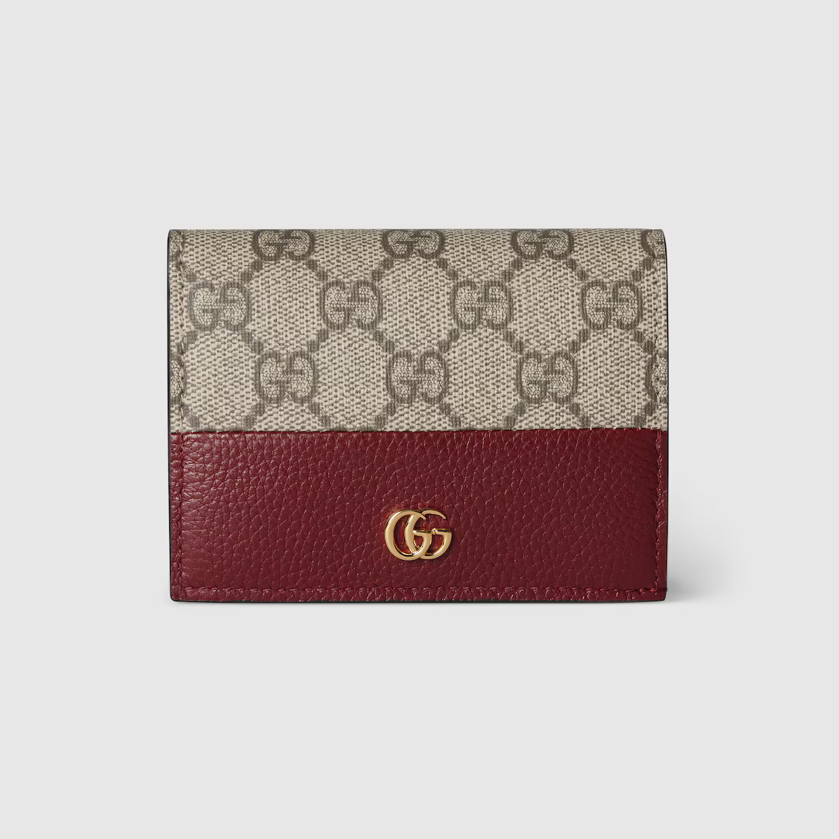 Gucci - Bi-color GG Marmont small wallet | Gucci (US)