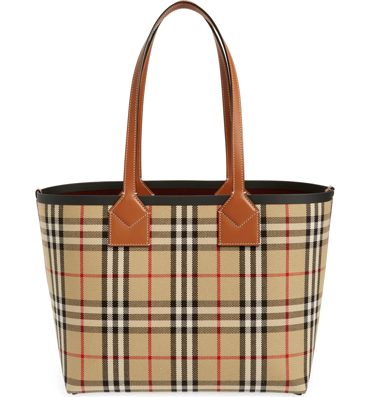 Burberry Small London Check Canvas Tote | Nordstrom | Nordstrom