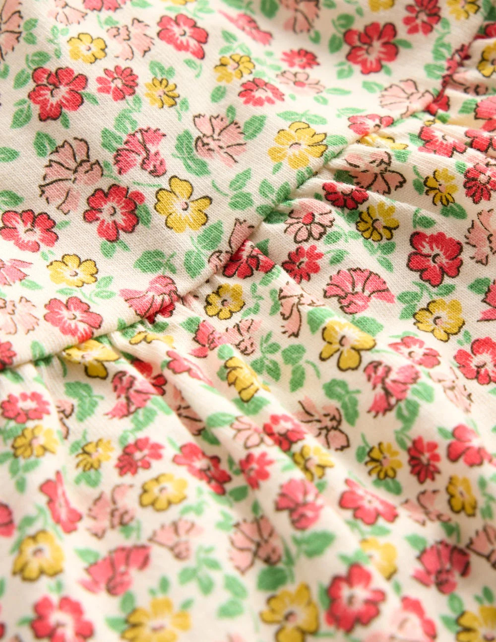 Jersey Frill Sleeve Dress-Multi Summer Flowerbed | Boden (US)