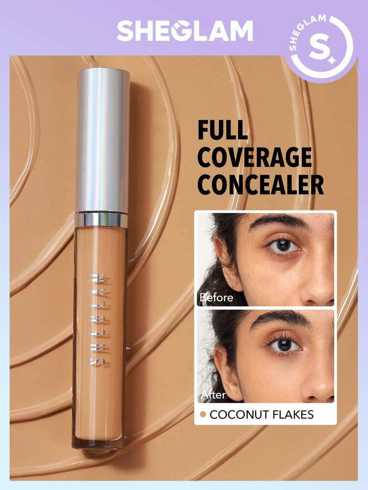 SHEGLAM 12-Hr Full Coverage Concealer - Coconut Flakes | SHEIN
