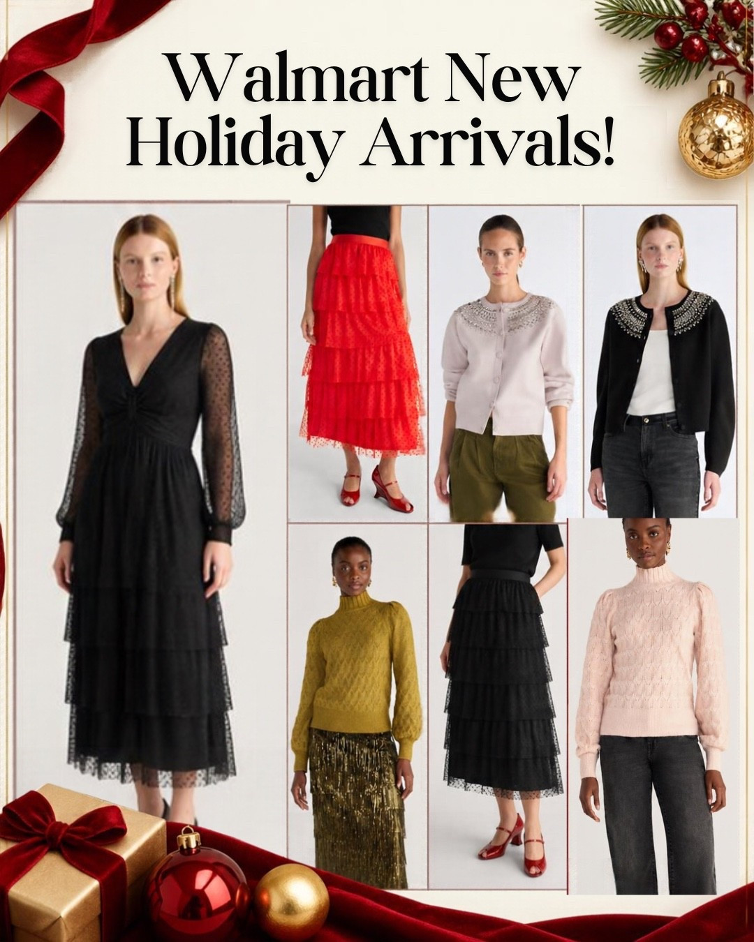Walmart✨ new holiday arrivals! 😍🖤❤️