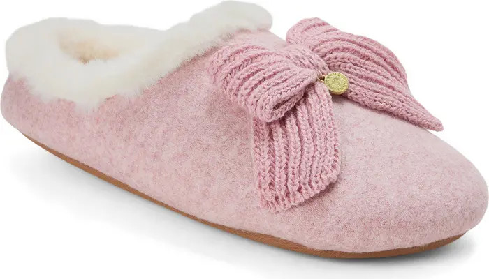 Josie Knit Clog Slipper with Bow (Women) | Nordstrom