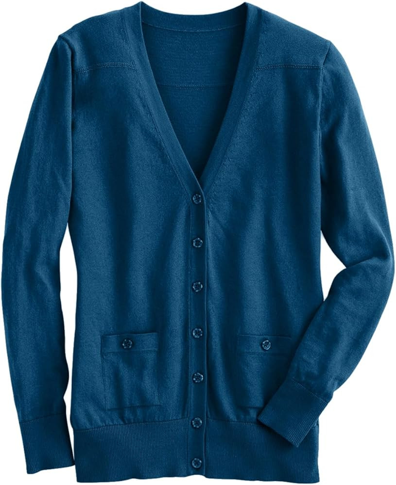 Fair Indigo Fair Trade Organic Boyfriend Cardigan | Amazon (US)