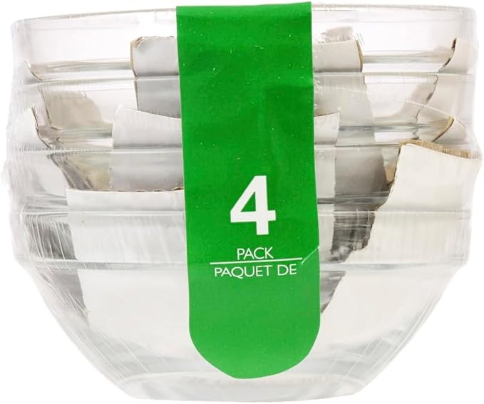 Greenbrier 3½" Glass Prep Bowls, 4-ct. Set | Amazon (US)