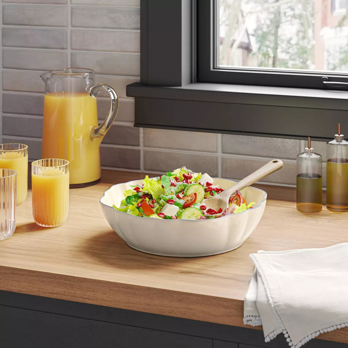 142oz Stoneware Serving Bowl - Threshold™ | Target