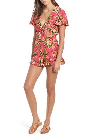 Women's Show Me Your Mumu Riviera Romper, Size X-Small - Pink | Nordstrom