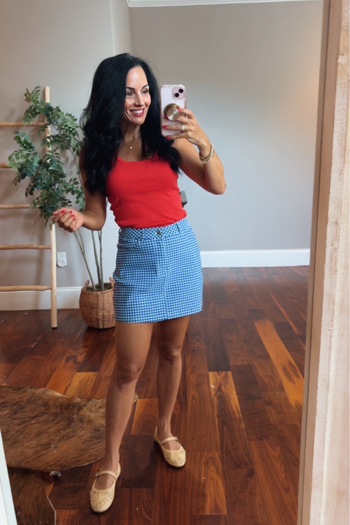 Adorable gingham skirt
July 4th look 


#LTKOver40 #LTKootd #LTKSeasonal