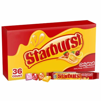 Starburst Original Fruity Chewy Candy, Full Size, 2.07 oz., 36 ct. | Sam's Club