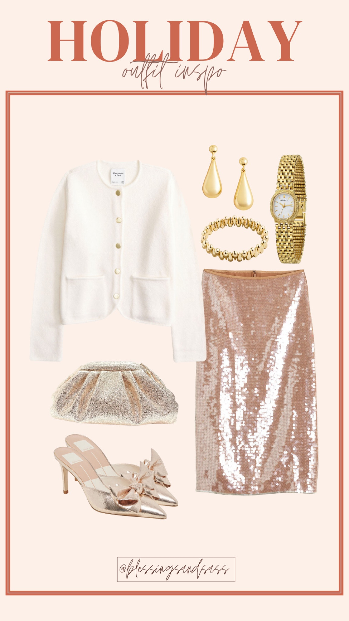 Holiday Outfit Inspo! 

Women’s fashion, holiday fashion, holiday style, holiday outfits, holiday outfit inspo, holiday ootd, outfit inspo, ootd, cardigan, sequin skirt, kitten heels, clutch, gold jewelry 

#LTKHoliday #LTKStyleTip #LTKOver40
