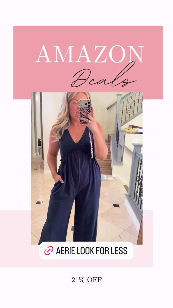 Like Aerie jumpsuit on deal!

#LTKSeasonal #LTKMidsize #LTKSaleAlert