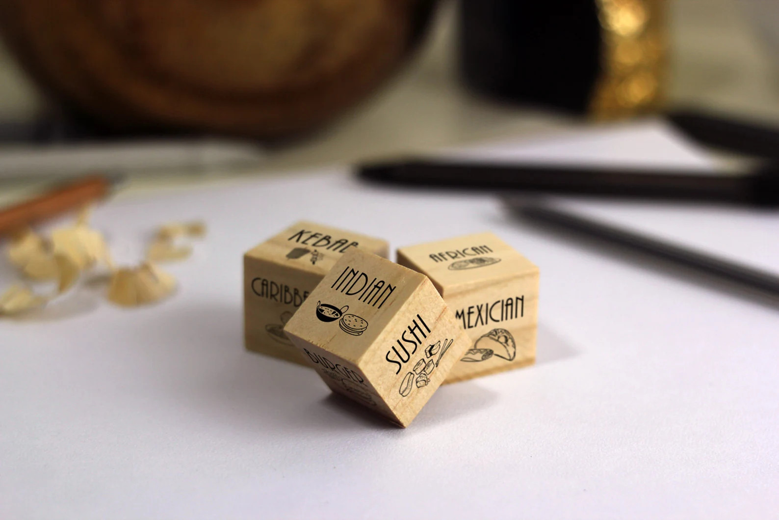 Takeout Food Dice. Over 40 Food Options to Choose. Valentine's Day Gifts. Gifts Him & Her. Presen... | Etsy (US)