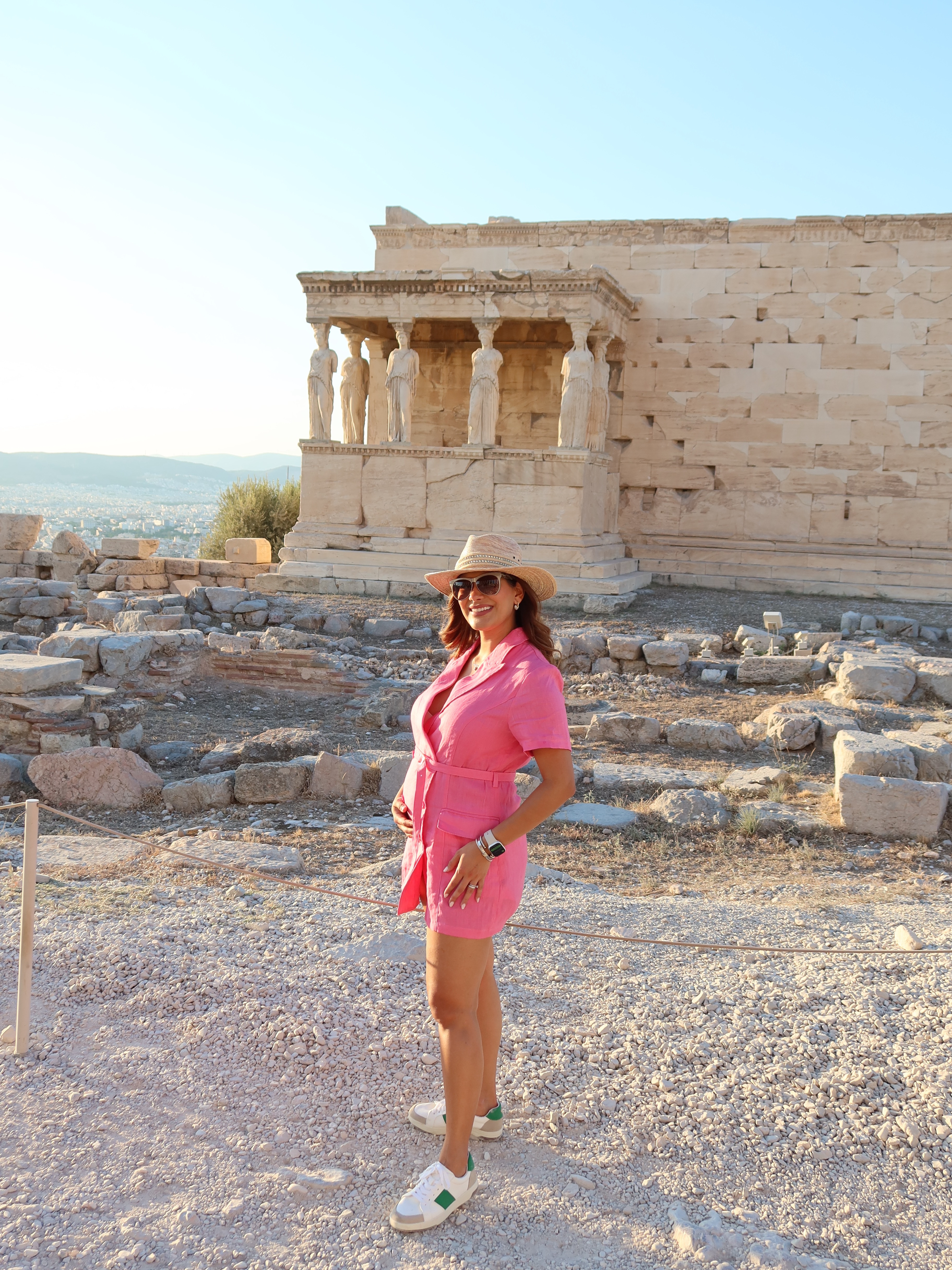 This pink linen dress is just perfection I wore it in Greece 🇬🇷 but definitely is perfect for a spring summer vacation as a resort wear! I paired with the comfiest sneakers 👟 and both great quality and price.

#LTKShoeCrush #LTKTravel #LTKFindsUnder100
