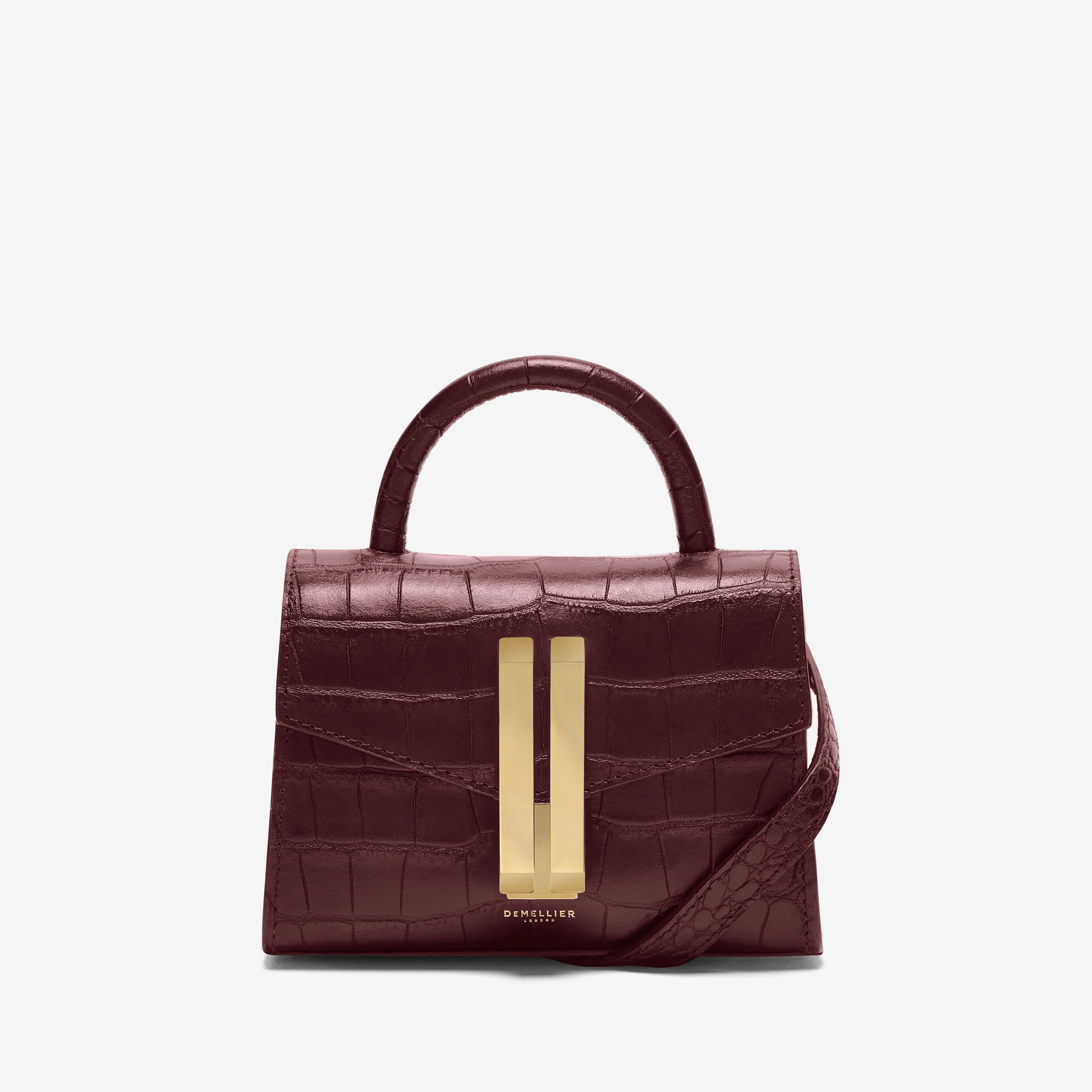 The Nano Montreal | Burgundy Croc Effect | DeMellier | DeMellier