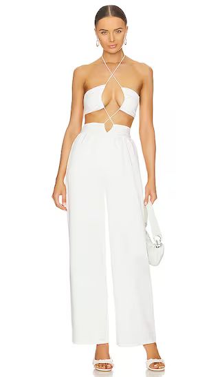 Julia Halter Jumpsuit in White | Revolve Clothing (Global)