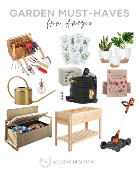 Transform your garden into a paradise with these Amazon essentials! Elevate your green space with these curated collection of planters, tools, and more!
#affordablefinds #greenthumb #lushlife #gardeningmusthaves

#LTKHome #LTKGiftGuide #LTKStyleTip