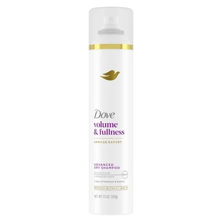 Dove Advanced Advanced Refresh & Revive Flat Hair Without Water Volume & Fullness for 2 Days of Freshness & Bounce, 7.3 oz | Walmart (US)