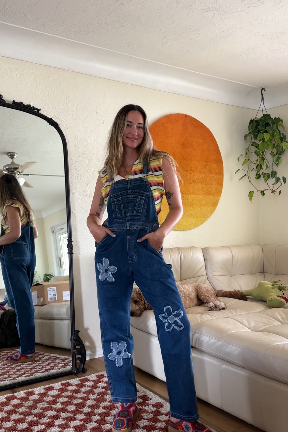 THE CUTEST FLOWER OVERALLS 💕🌺

#LTKsalealert #LTKunder50