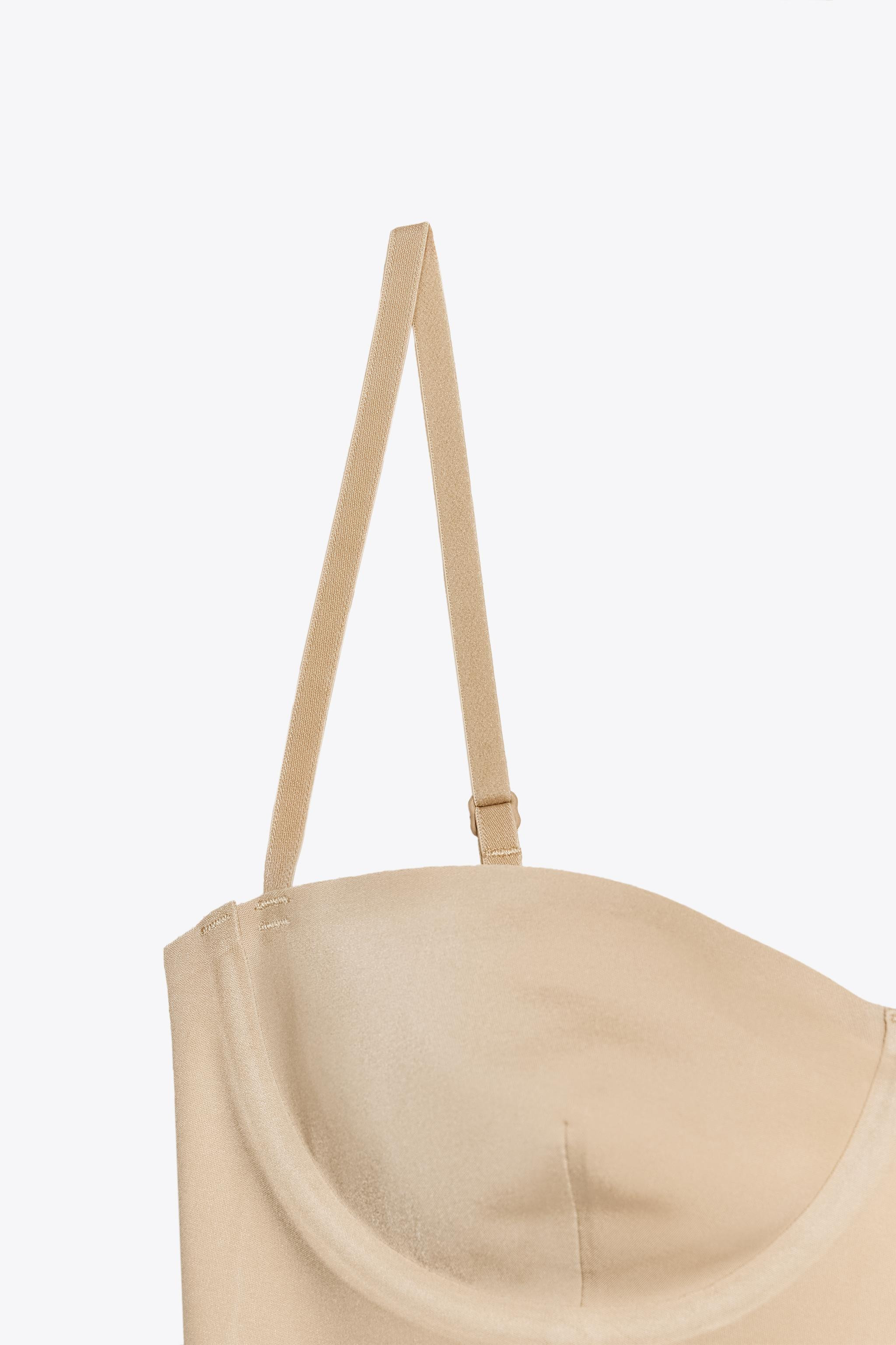 SATIN EFFECT CAMISOLE BODYSUIT | Zara US