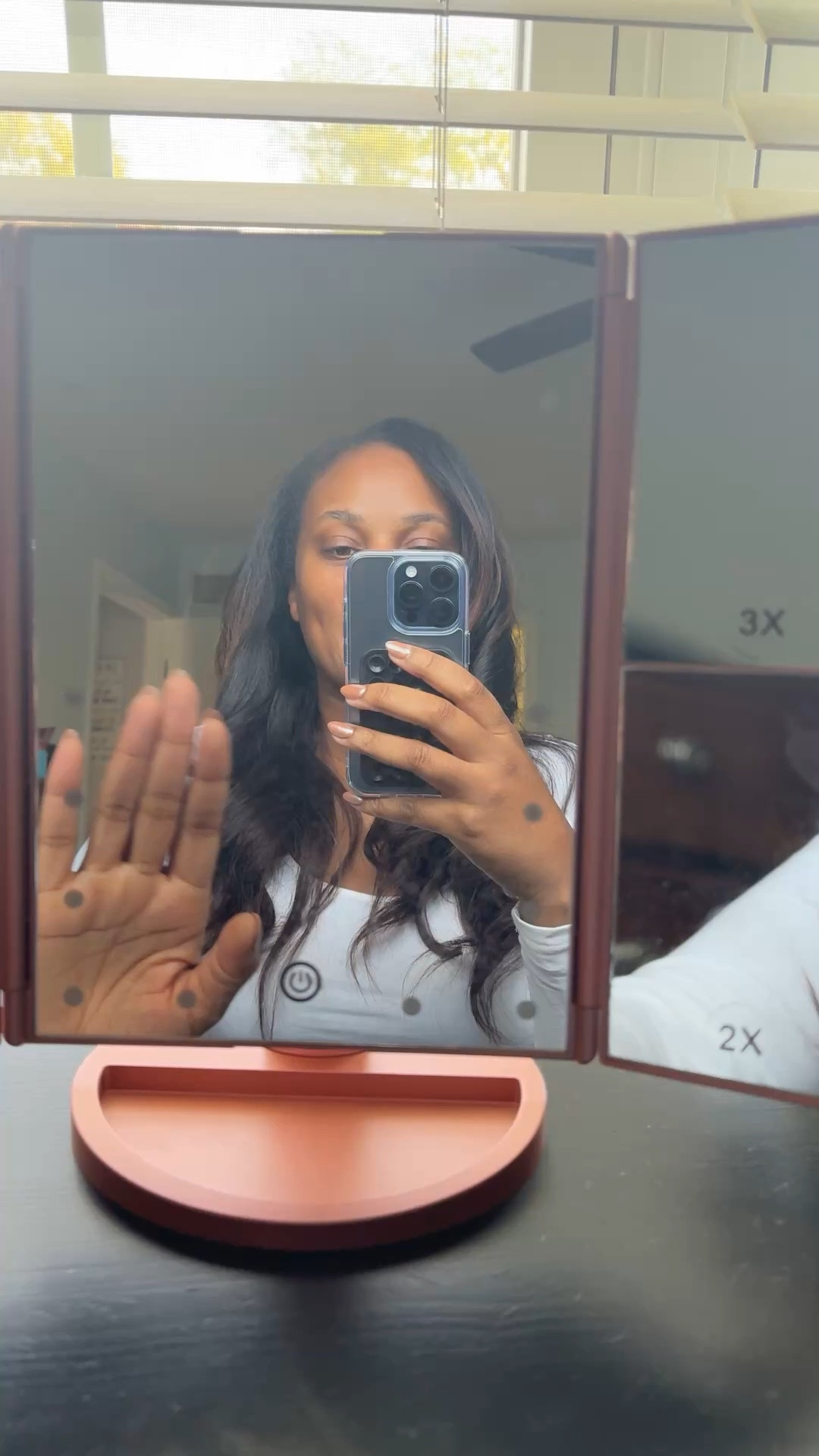 Had this makeup mirror for years and it totally elevates my morning routine! I love the lights and how it folds up and it’s at on sale at a great price! ￼




Makeup mirror, Amazon finds, beauty products 

#LTKvlog #LTKBeauty #LTKSaleAlert