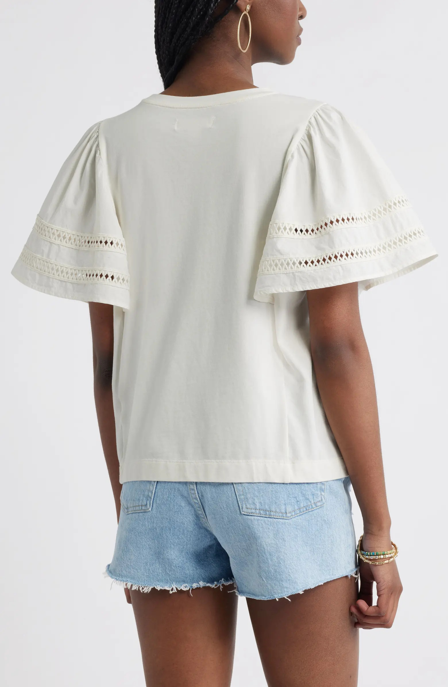Treasure & Bond Mixed Media Top | Nordstrom | Nordstrom