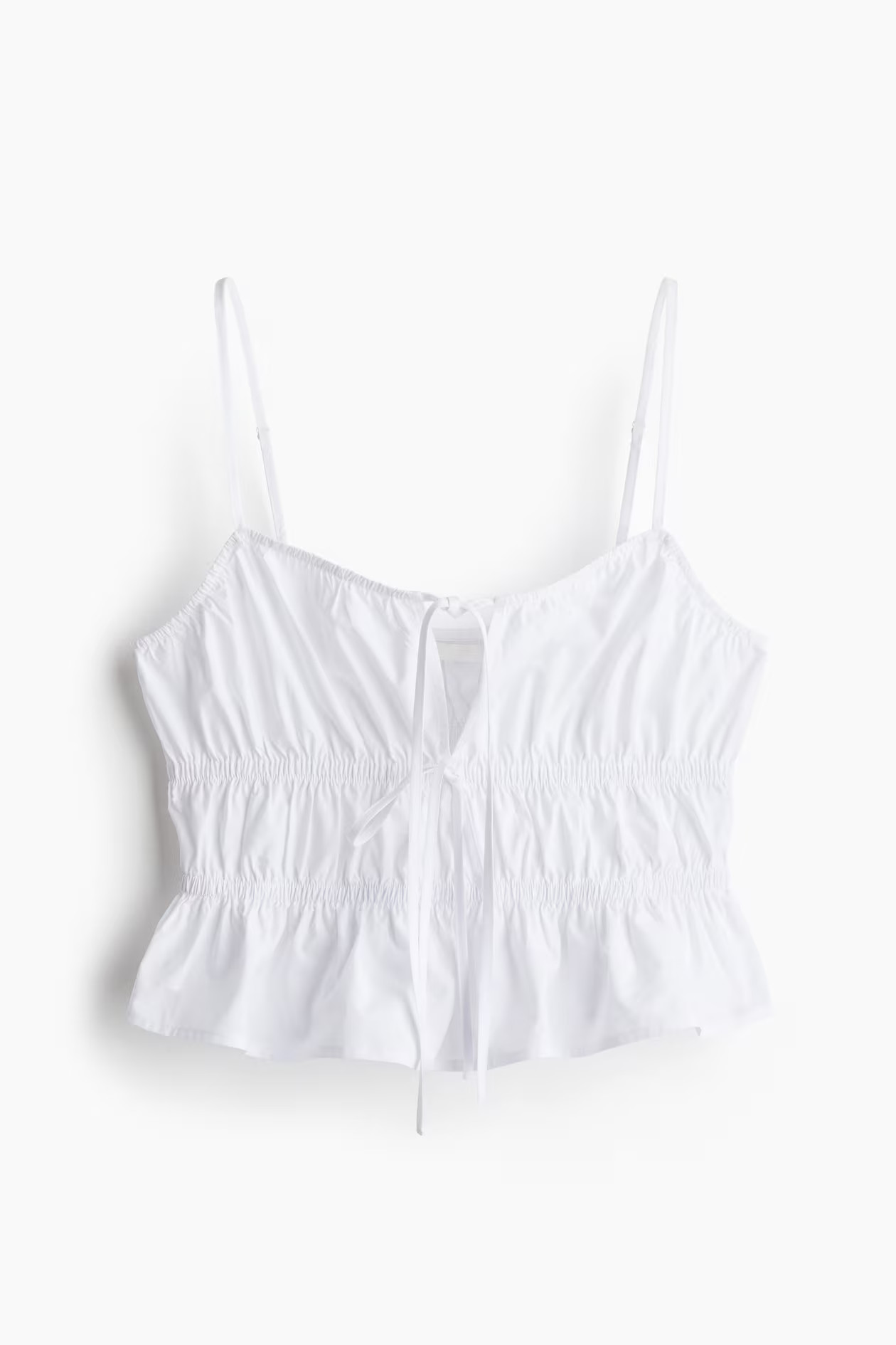 Peplum strappy top | H&M (UK, MY, IN, SG, PH, TW, HK)