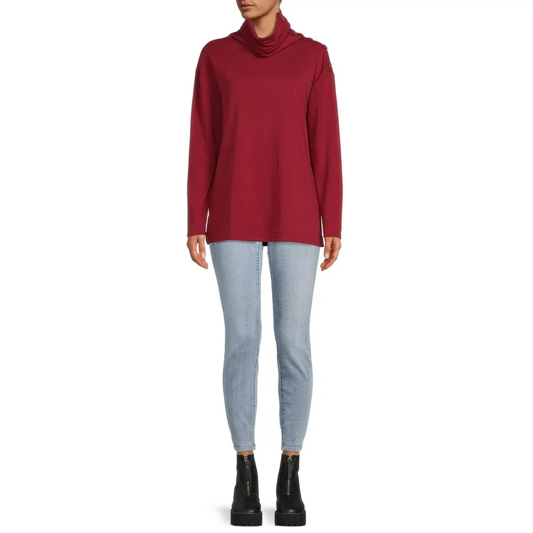Time and Tru Women's Tunic Sweatshirt | Walmart (US)