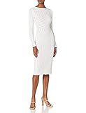 DRESS THE POPULATION womens Emery Dress, White, Medium US | Amazon (US)