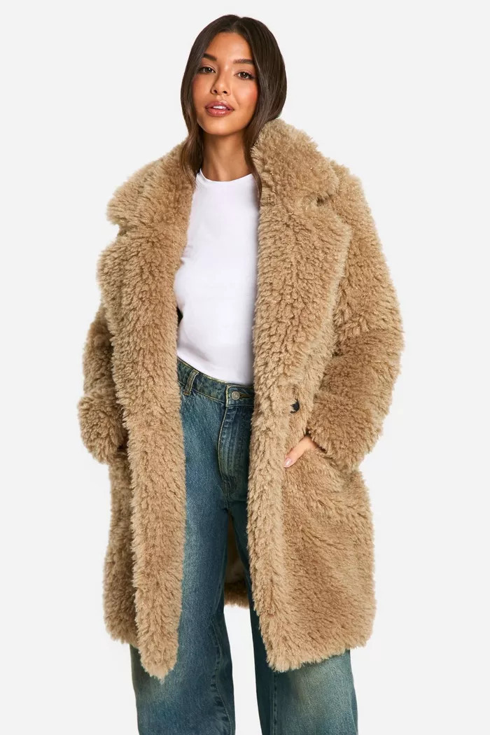 Teddy Faux Fur Coat | Boohoo.com (UK & IE)