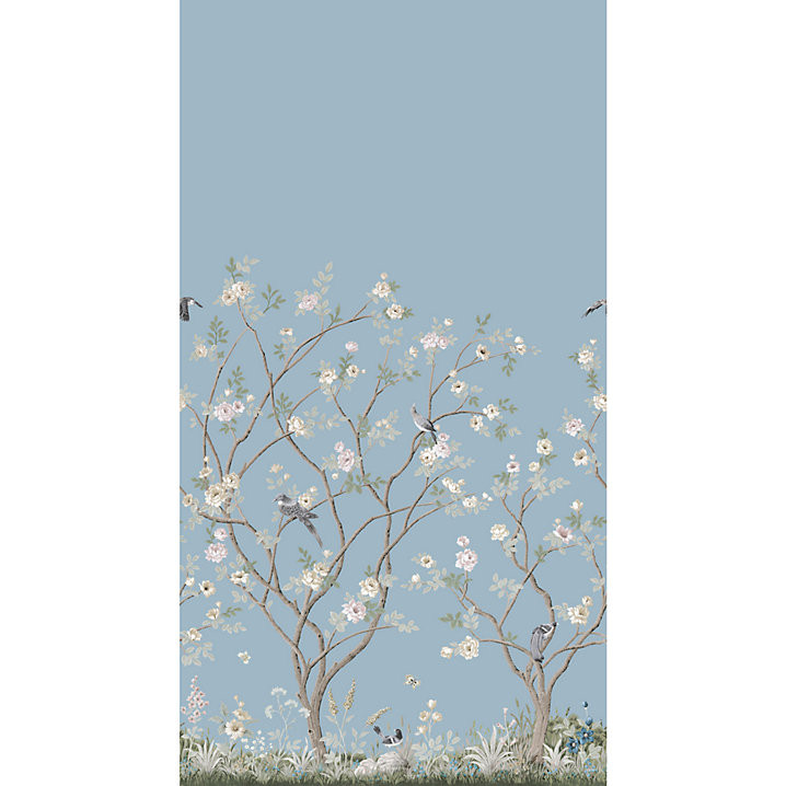 Chinoiserie Chateau Mural Wallpaper Removable Design | Ballard Designs, Inc.