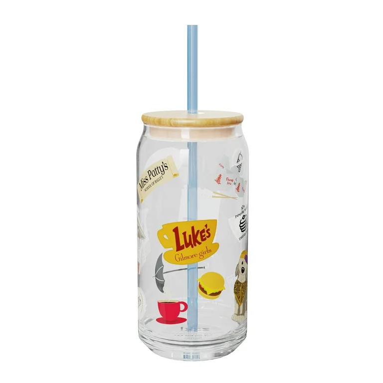 Zak Designs 20oz Gilmore Girls Glass Hadley Tumbler | Walmart (US)