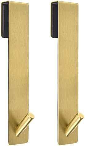 Shower Door Hooks(7.5 Inch),Extended Over Door Hooks for Bathroom Frameless Glass Shower Door,Stainl | Amazon (US)