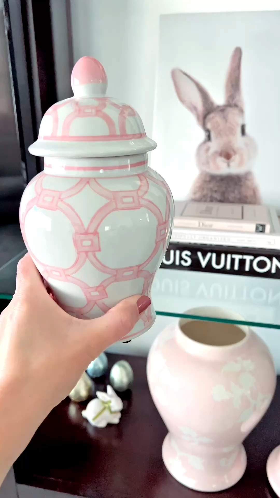 I love my new ginger jar from Amazon! Around 8 inches in height! Perfect.

Getting out some of my Easter decor and adding new decor too. I’m adding ribbon to make bows on my existing ceramic bunnies creating a new Easter aesthetic.

One of my other favorite pieces is this ginger jar from Ruby Clay company. I use it all around my house all year long. The quality is fantastic!

Also linking similar items to what I own.



#LTKSeasonal #LTKvlog #LTKHome