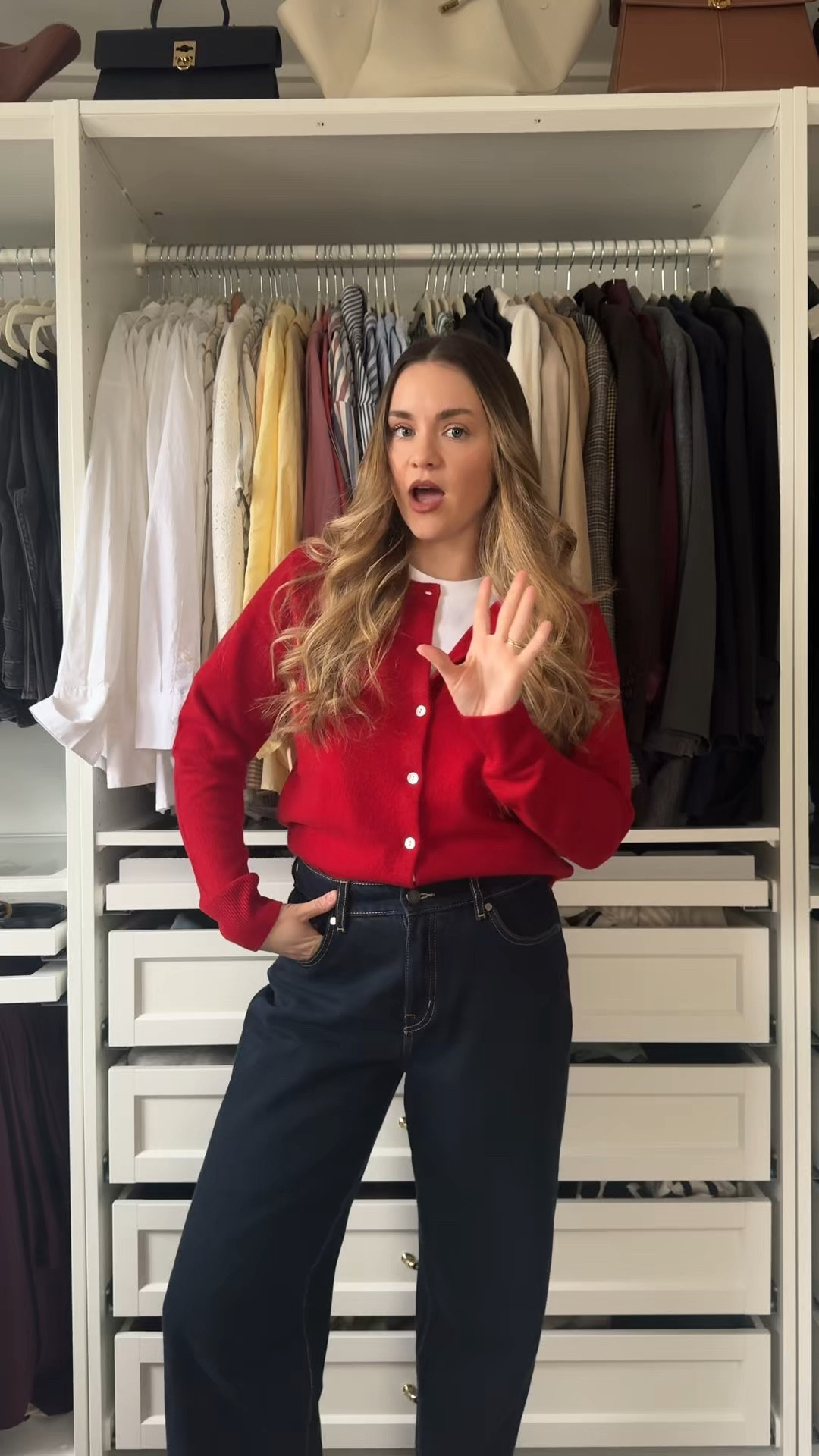 Wearing a medium ❤️ @Quince #quincepartner