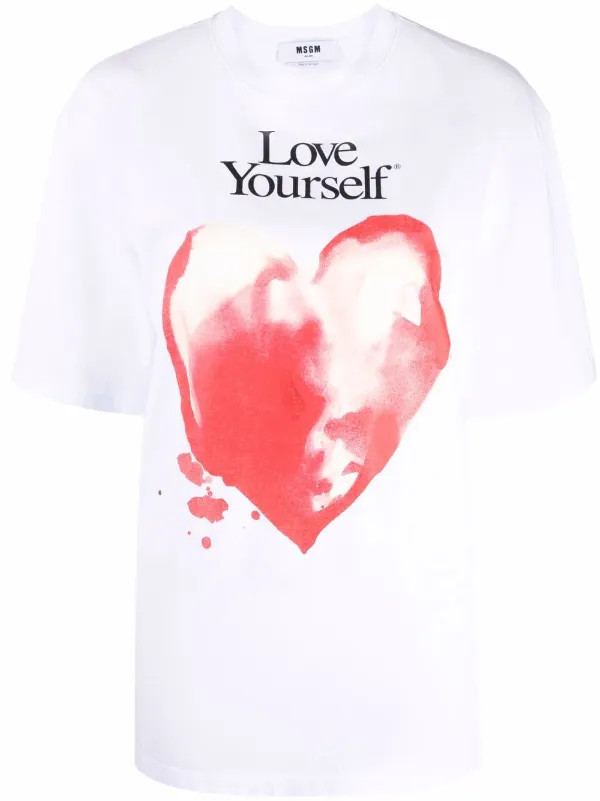 heart-print T-shirt | Farfetch Global