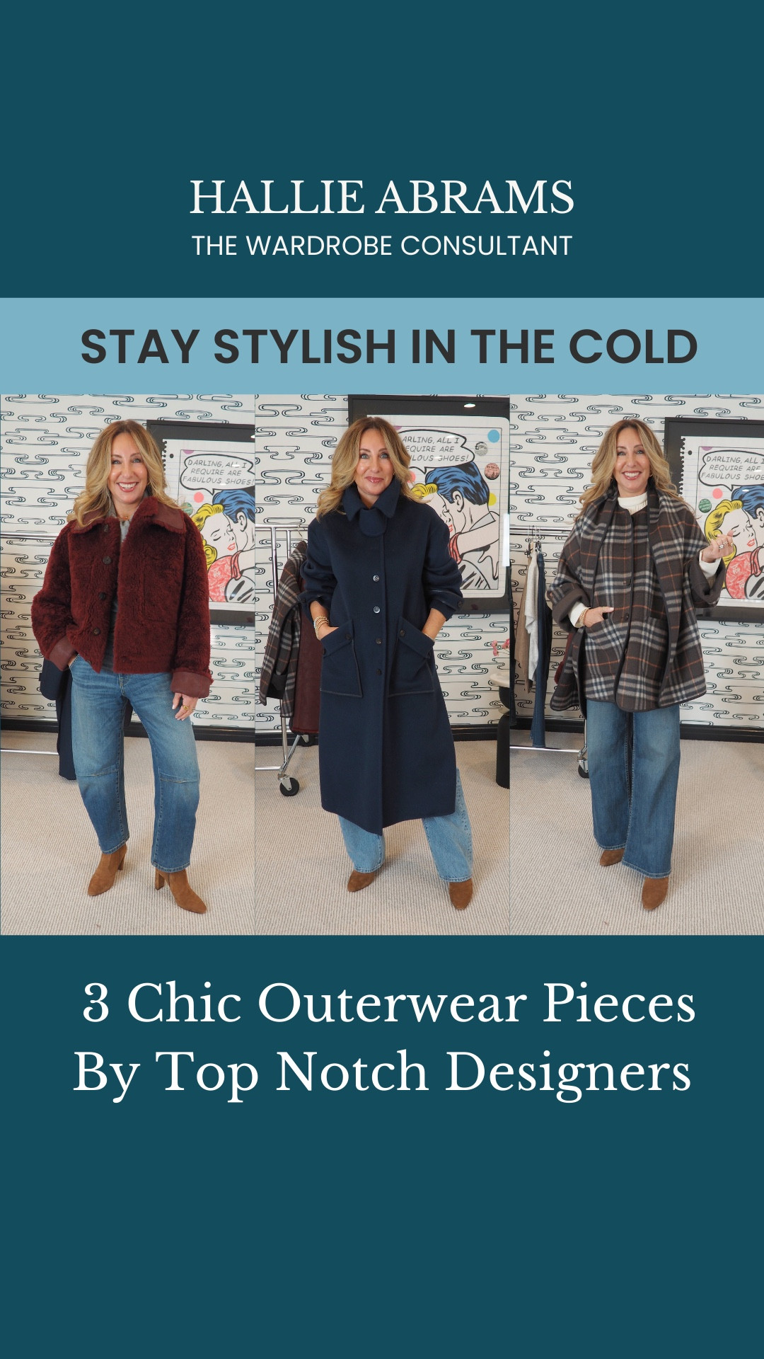 Cold weather, but make it chic! ❄️🧥If you’re wondering how to stay stylish when the temperature drops (without looking like you grabbed the nearest puffer in a panic), this is it.

I’m sharing three standout outerwear pieces from @fabrique.official that prove winter coats can be just as intentional as the outfit underneath. Each one is beautifully made, thoughtfully designed, and versatile enough to wear more than one way!

👉🏼 USE CODE MYHALLIE FOR 15% OFF AT FABRIQUE!

✨The Theo Long Coat by Manu Santos is a double-face merino-cashmere dream with subtle contrast detailing. I love playing with the collar styling here, two totally different looks, same coat. Manu brings over 20 years of luxury fashion experience from Marc Jacobs, Reformation, and Khaite, and it shows in the sharp tailoring balanced with real femininity.

✨The Maestrale Coat by Giulia Goretti de’Flamini is a fabulous rich burgundy faux shearling coat. Wear it open, buttoned, stand collar, or reversed. The texture alone deserves a close-up. Giulia’s background at Ferragamo really comes through in the craftsmanship, and I love that her designs flex effortlessly from work to weekend.

✨The Cecilia Coat by Tea Chakhnashvili is a reversible wool-cashmere coat that is structured yet soft, with dual-sided pockets and a silhouette that looks incredible styled with tall boots. Tea’s designs feel modern, architectural, and quietly powerful, which is exactly what I want in a winter coat.

All three are pieces you’ll reach for again and again, styled multiple ways, across multiple seasons.

Cold weather style crisis officially solved. You’re welcome. 😉  #Fabrique #Fabriquedesigners #Fabs

#LTKOver40 #LTKSeasonal