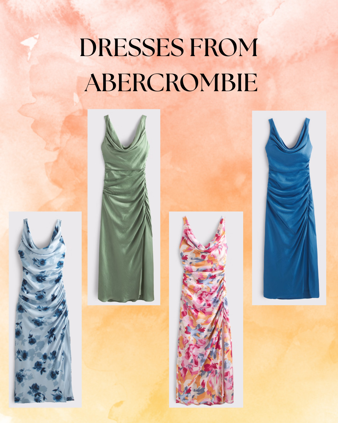 DRESSES FROM ABERCROMBIE  

 #LTKSeasonal #LTKWedding #LTKWatchNow