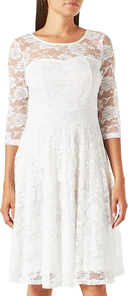 JASAMBAC Women's Vintage Floral A Line Cocktail Party Formal Wedding Guest Lace Dresses | Amazon (US)