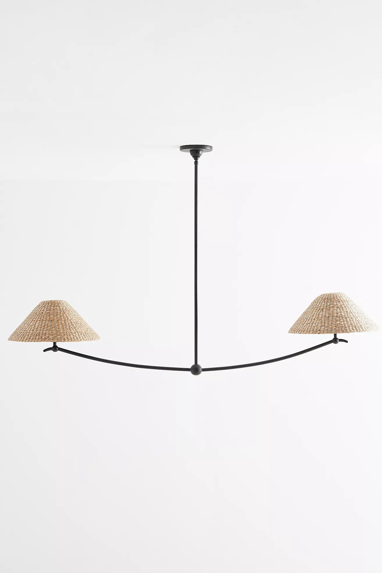 Bainbridge Seagrass Linear Pendant Light | Anthropologie (US)